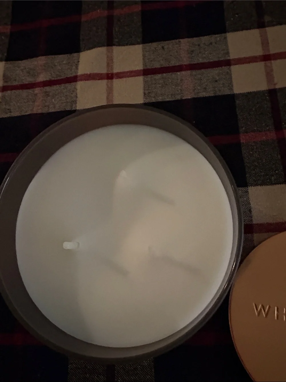 Nwt Marshmallow Fireside 3 wick White Barn Candle